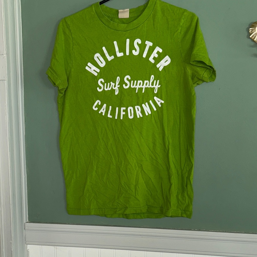 Hollister Green Short Sleeve Tee